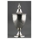 Antique Sterling Silver Lidded Mantel Urn