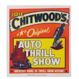Original Joie Chitwood's Auto Thrill Show Poster