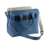 Burberry Hydrangea Blue Leather Small Belt Bag