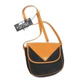 Vtg Yves Saint Laurent YSL Triangle Crossbody Bag