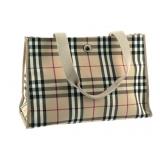 Burberry Nova Check Tote Bag Canvas
