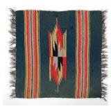 Vtg Native American Chimayo Wool Mat
