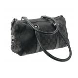 Gucci Black Canvas Boston Bag 30458