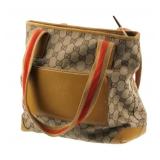 Vintage Gucci GG Canvas Web Shoulder Bag