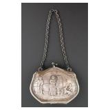 Antique Dutch Silver Coin Purse Chatelaine