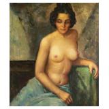 Charles ARGALL, Female Nude Portrait 0/C