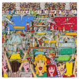JAMES RIZZI 3D Collage Lithograph