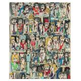 JAMES RIZZI 3D Collage Lithograph