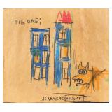 Jean-Michel BASQUIAT, Oilstick on Paper