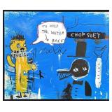 Jean-Michel BASQUIAT, Painting on Board
