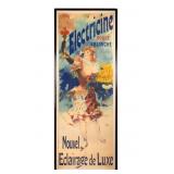 8-Foot Lucien Lefevre 'Electricine' Poster 1894