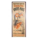 Antique 8-Foot Jules Cheret Poster