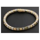 14k Gold & Diamonds Tennis Bracelet