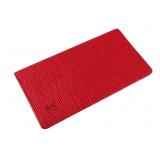 Louis Vuitton Epi Red Leather Checkbook Wallet