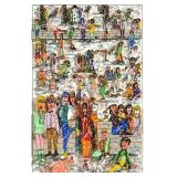 JAMES RIZZI 3D Collage Lithograph