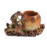 19th Cent. Chinese Soapstone Brush Holder