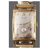 Gruen Curvex Precision 10K GF Wristwatch