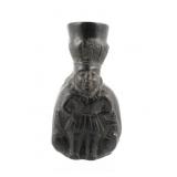 Blackware Pre-Columbian Flask Form Jar
