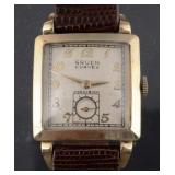 10K GF Gruen Curvex Precision Wristwatch