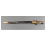 Military Saber Bayonet with Scabbard