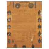 1902 Declaration of Independence Holland Studio