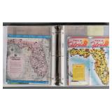(3) Binders Vintage Florida Ephemera