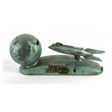 Vintage 1950s Duro Mold Strato Bank Rocket Moon