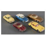 (5) Vintage Corgi Diecast Cars