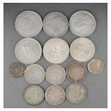Various 19th 20th Cent Foreign Currency