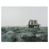 Vintage Landscape Painting, V. Flynn
