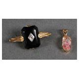 Lot of 3 10K Gold Jewelry