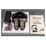 Teledyne PH-219 Stereo Headphones with Adapter