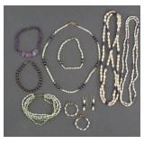 (9) Fresh Water Pearl & Stone Jewelry