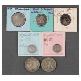(7) Various 18th 19th 20th Cent Foreign Currency
