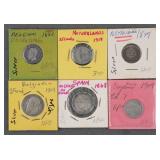(6) Various 19th 20th Cent Foreign Currency