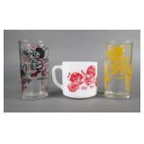 (3) Beatles Billy Bee-tle Glass Items