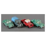 (4) Vintage Corgi Diecast Cars