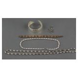 (5) Sterling SIlver Necklaces Bracelets