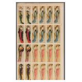 Uncut Sheet Belle Epoque Fashion Images Art Nouvea