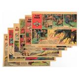 (9) 1930s 40s Comic Strip Half Page Tear Sheets