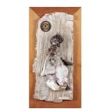 Assemblage Art Mixed Media Wall Sculpture