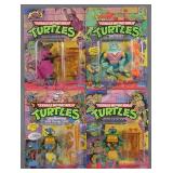 (4) TMNT Action Figures MOC
