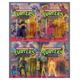 (4) TMNT Action Figures MOC