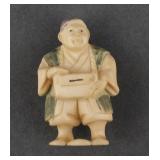 Ivory Netsuke Polychrome Decoration