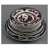 (10) Transferware Plates