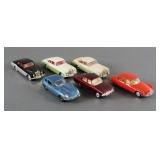 (6) Vintage Corgi Diecast Cars