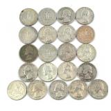 (21) Washington Silver Quarters