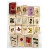 Grouping of Antique Cigarette Tobacco Mini Silks