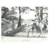 Victory in the Swamp JOE BELT Print FSU Seminoles