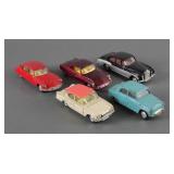 (5) Vintage Corgi Diecast Cars